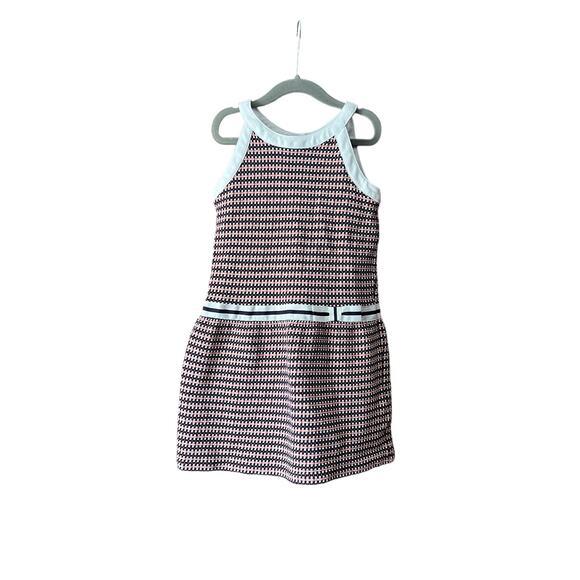 Janie and Jack Girl's Basket Weave Preppy Knit Dress Sleeveless Orange Size 6 - Picture 1 of 9